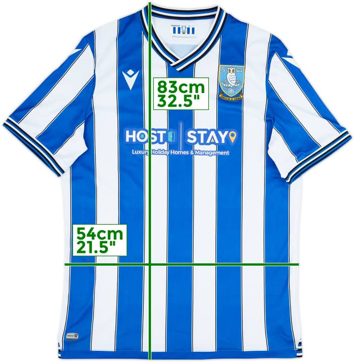2022-23 Sheffield Wednesday Home Shirt - 8/10 - (XXL)