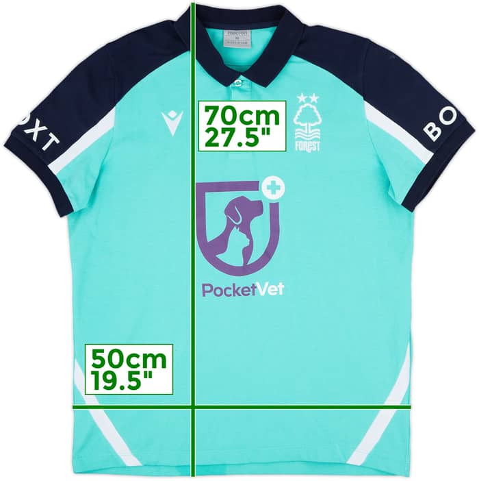 2021-22 Nottingham Forest Macron Polo Shirt - 8/10 - (M)