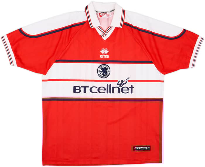2000-01 Middlesbrough Home Shirt Karembeu #8 - 10/10 - (XL)