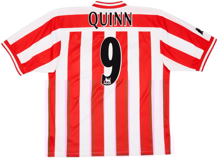 1999-00 Sunderland Home Shirt Quinn #9 - 7/10 - (XL)