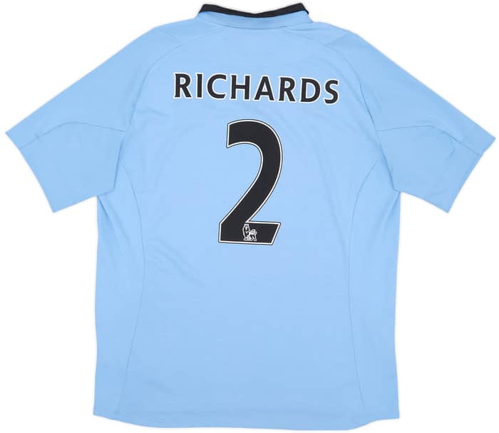 2012-13 Manchester City Home Shirt Richards #2 - 7/10 - (XL)