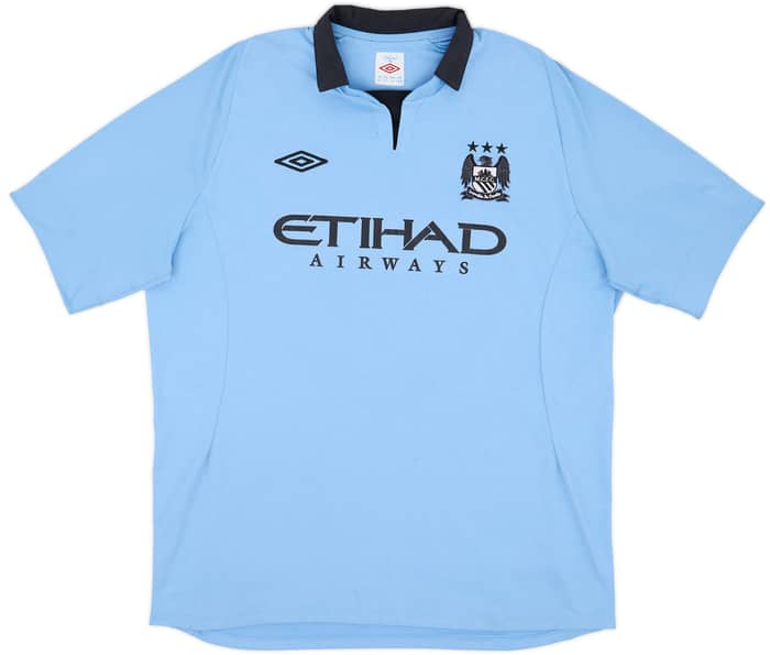 2012-13 Manchester City Home Shirt Richards #2 - 7/10 - (XL)