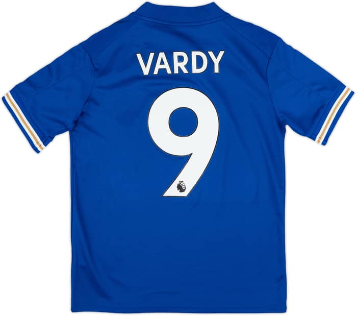 2020-21 Leicester Home Shirt Vardy #9 - 8/10 - (L.Boys)