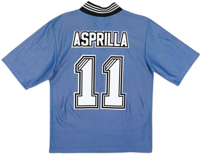 1996-97 Newcastle Away Shirt Asprilla #11 - 7/10 - (S)