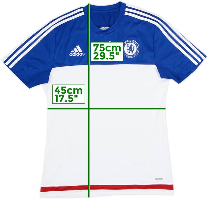 2015-16 Chelsea adizero Training Shirt - 5/10 - (M)