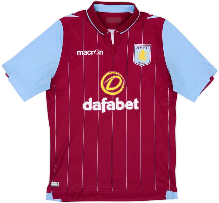 2014-15 Aston Villa Home Shirt Grealish #40 - 6/10 - (M)