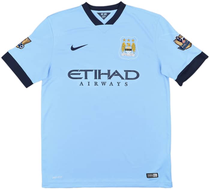 2014-15 Manchester City Home Shirt Lampard #18 - 8/10 - (L)
