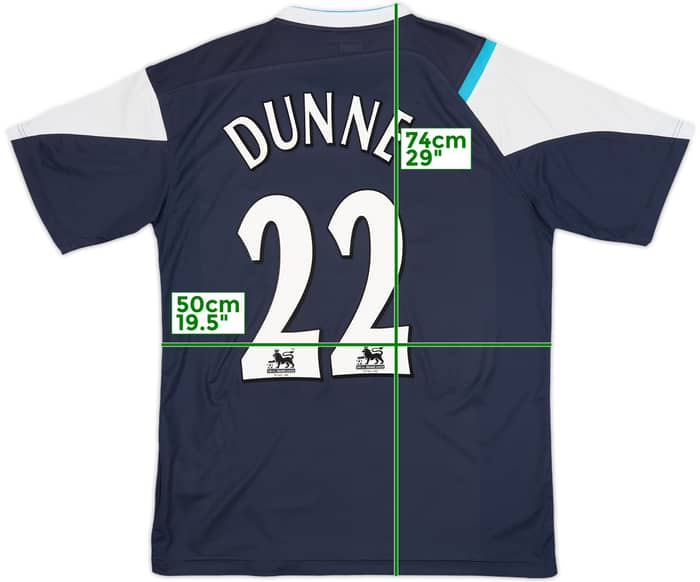 2005-06 Manchester City Away Shirt Dunne #22 - 6/10 - (M)