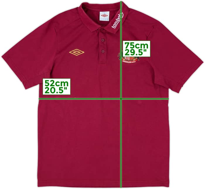 2010-11 Sunderland Umbro Polo Shirt - 9/10 - (XL)