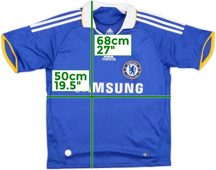 2008-09 Chelsea Home Shirt - 8/10 - (L.Boys)