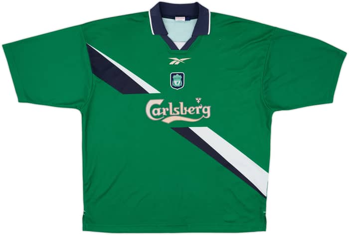 1999-00 Liverpool Away Shirt Gerrard #28 - 7/10 - (XL)
