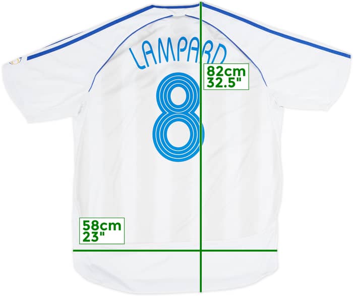 2006-07 Chelsea Away Shirt Lampard #8 - 7/10 - (XL)