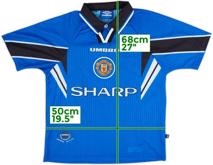 1996-98 Manchester United Third Shirt - 8/10 - (Y)