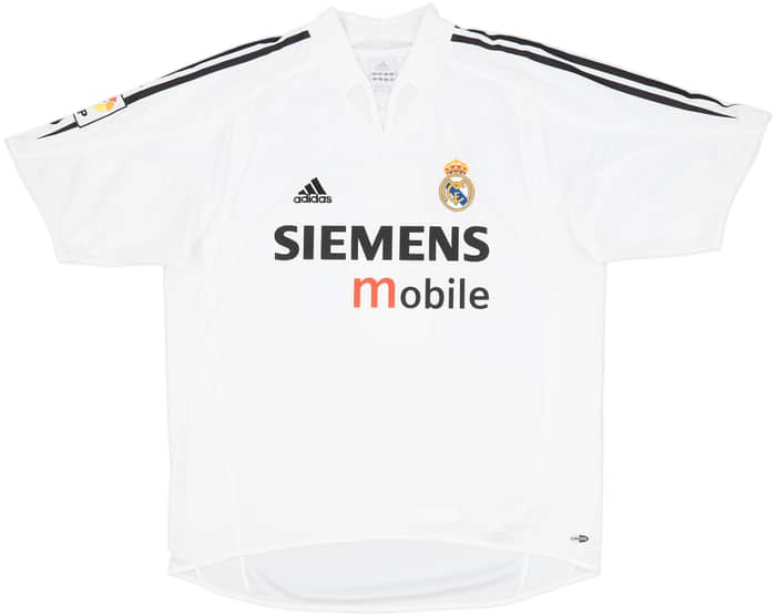 2004-05 Real Madrid Home Shirt Zidane #5 - 8/10 - (L)