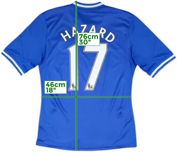 2013-14 Chelsea Home Shirt Hazard #17 - 8/10 - (S)