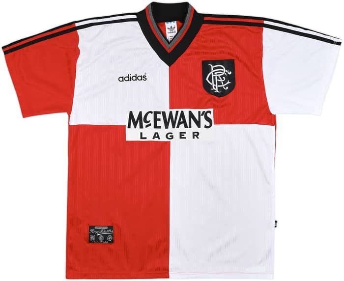 1995-96 Rangers Away Shirt - 8/10 - (XL)