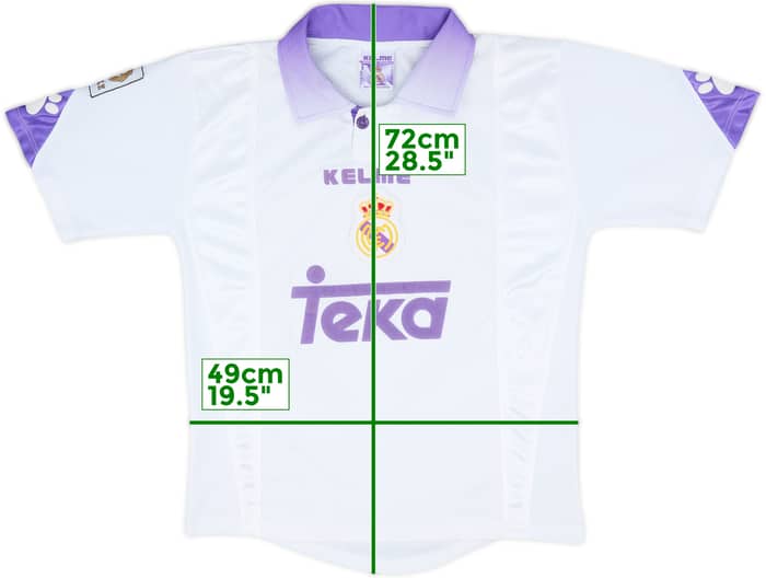 1997-98 Real Madrid Home Shirt - 6/10 - (XS)