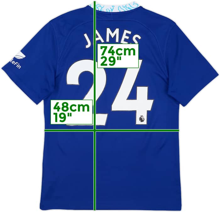 2022-23 Chelsea Home Shirt James #24 - 8/10 - (S)