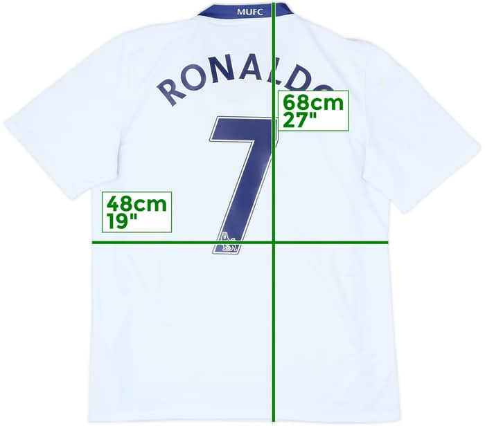 2008-10 Manchester United Away Shirt Ronaldo #7 - 8/10 - (S)