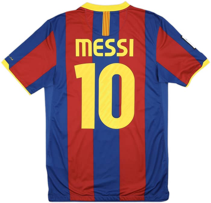 2010-11 Barcelona Home Shirt Messi #10 - 7/10 - (S)