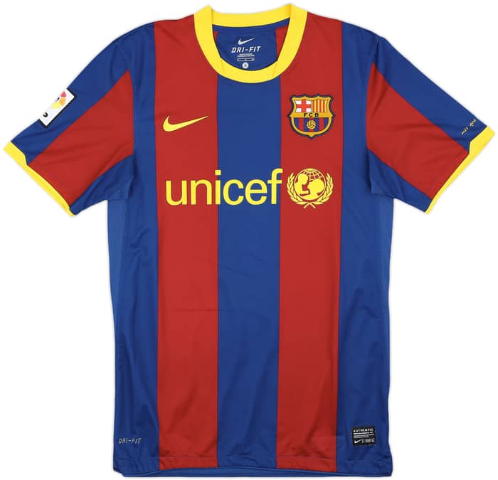 2010-11 Barcelona Home Shirt Messi #10 - 7/10 - (S)