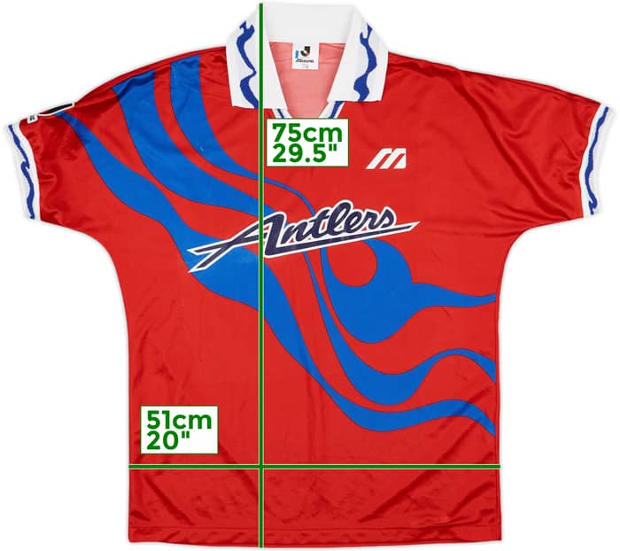 1993-94 Kashima Antlers Home Shirt - 8/10 - (L)