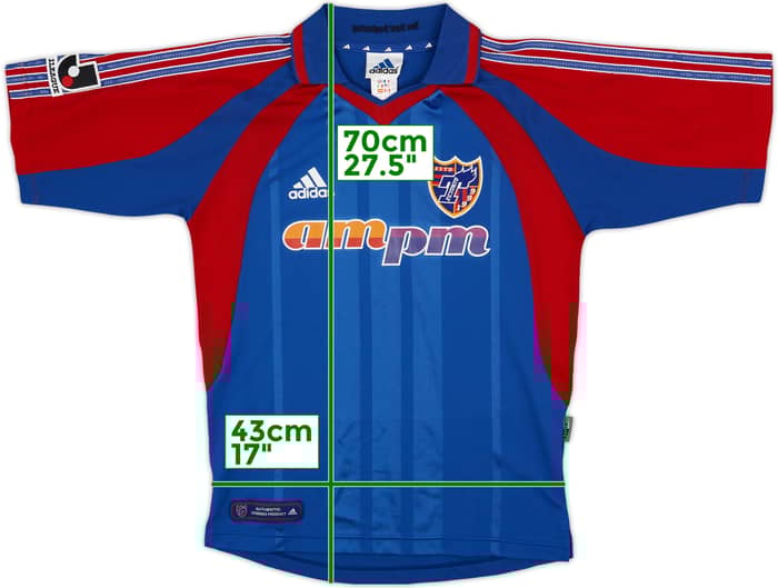 2001 FC Tokyo Home Shirt - 9/10 - (XL.Boys)