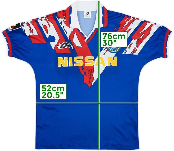 1993-94 Yokohama Marinos Home Shirt - 9/10 - (L)