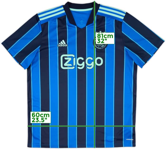 2021-22 Ajax Away Shirt - 9/10 - (XL)