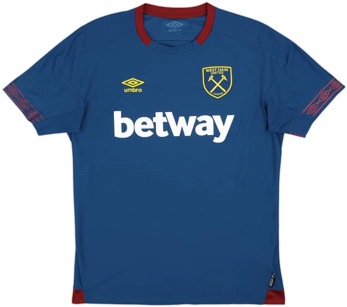 2018-19 West Ham Away Shirt Noble #16 - 8/10 - (L)