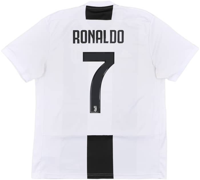 2018-19 Juventus Home Shirt Ronaldo #7 - 6/10 - (L)