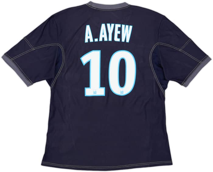 2013-14 Olympique Marseille Away Shirt A.Ayew #10 - 6/10 - (L)