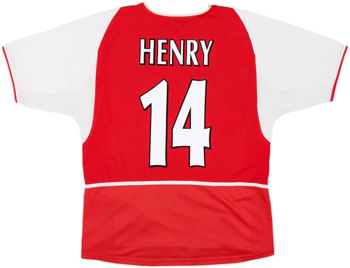 2002-04 Arsenal Home Shirt Henry #14 - 8/10 - (L)