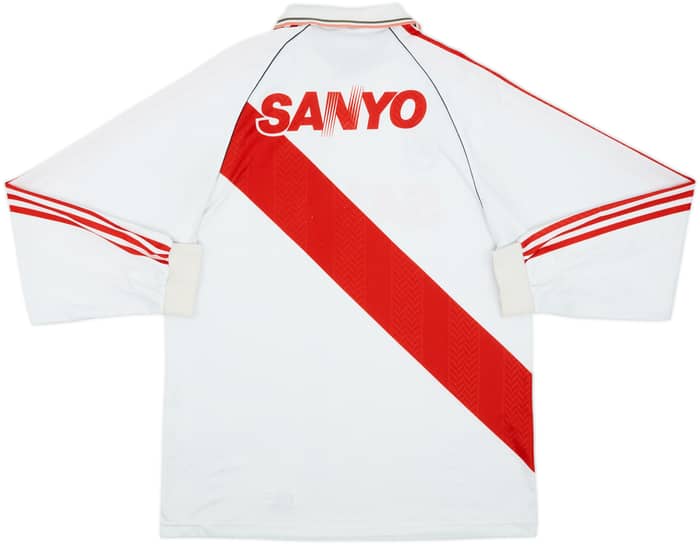 1992-94 River Plate Home L/S Shirt - 8/10 - (L)