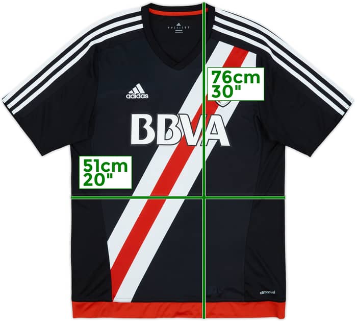 2016-17 River Plate Fourth Shirt - 8/10 - (L)