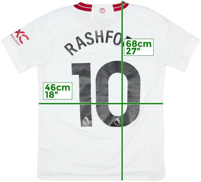 2023-24 Manchester United Third Shirt Rashford #10 - 9/10 - (Women's M)