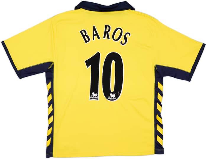 2005-06 Aston Villa Away Shirt Baros #10 - 8/10 - (XL)