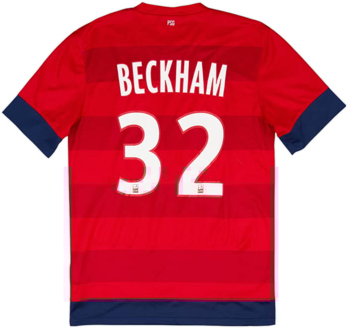 2012-13 Paris Saint-Germain Away Shirt Beckham #32 - 7/10 - (S)