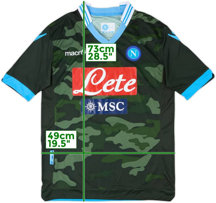 2013-14 Napoli Away Shirt - 9/10 - (XS)