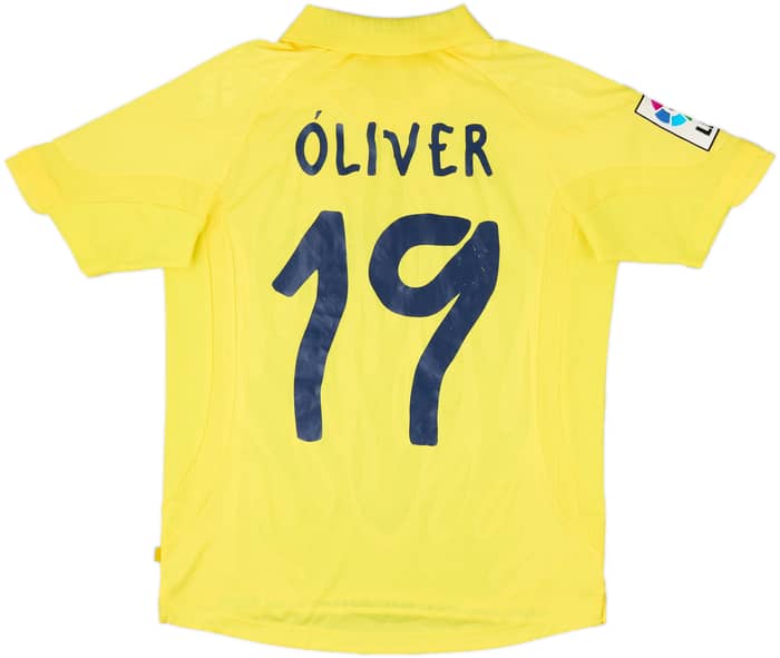2013-14 Villarreal Home Shirt Oliver #19 - 6/10 - (L)