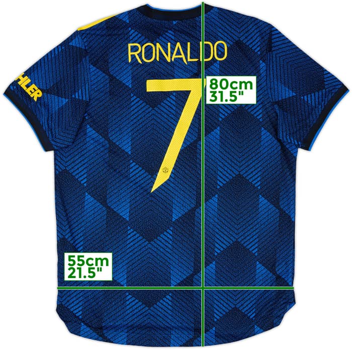 2021-22 Manchester United Authentic Third Shirt Ronaldo #7 - 7/10 - (XL)