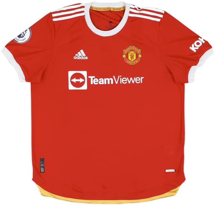 2021-22 Manchester United Authentic Home Shirt Ronaldo #7 - 6/10 - (XL)
