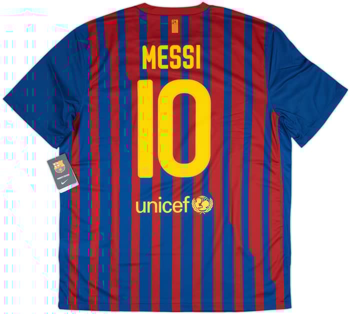 2011-12 Barcelona Home Shirt Messi #10 (XL)