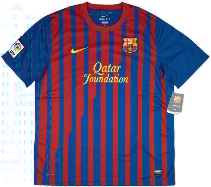 2011-12 Barcelona Home Shirt Messi #10 (XL)