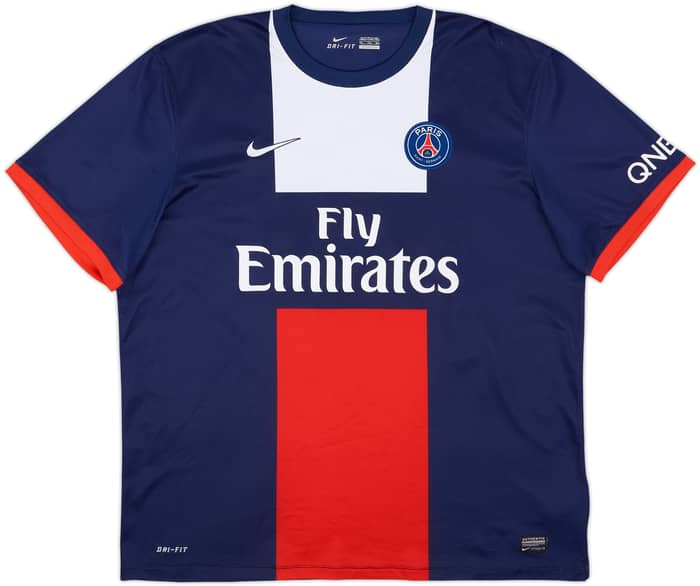 2013-14 Paris Saint-Germain Home Shirt Beckham #32 - 7/10 - (XXL)