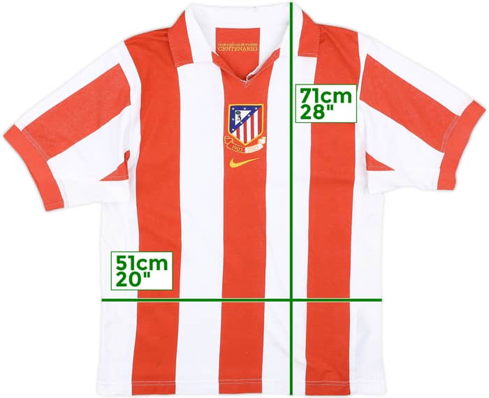 2003-04 Atletico Madrid Centenary Home Shirt - 8/10 - (S)
