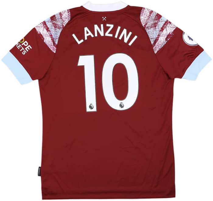 2022-23 West Ham Home Shirt Lanzini #10 - 10/10 - (L)
