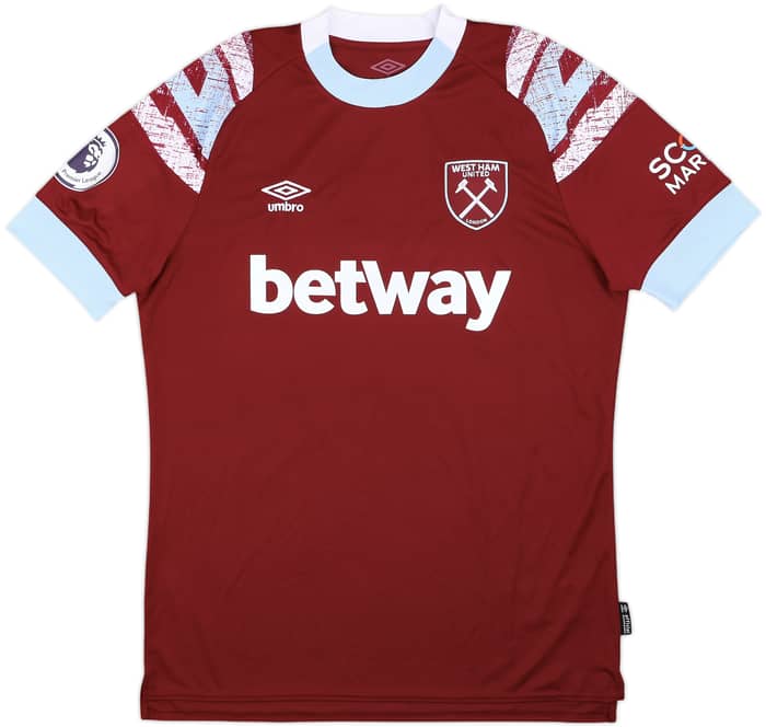 2022-23 West Ham Home Shirt Lanzini #10 - 10/10 - (L)