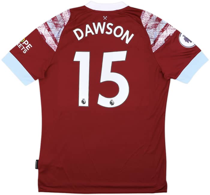 2022-23 West Ham Home Shirt Dawson #15 - 10/10 - (L)