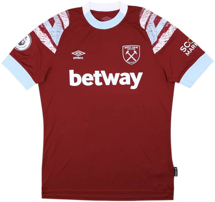 2022-23 West Ham Home Shirt Dawson #15 - 10/10 - (L)